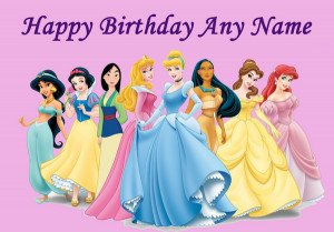 happy birthday disney princesses