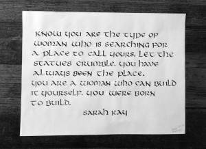 callig1_uncial1.png (960×700) #sarah #kay #poetry #quote