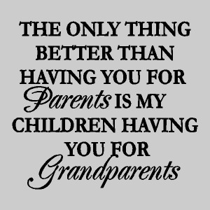 the only thing better grandparent wall quotes lettering decals sayings