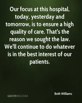 Quality Patient Care Quotes