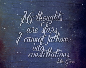 ... ... The Fault In Our Stars Augustus Waters Quote A4 Poster Variant 2