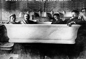 Taft's Bathtub before it was installed.