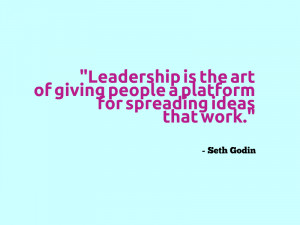 The Art of Leadership quote…