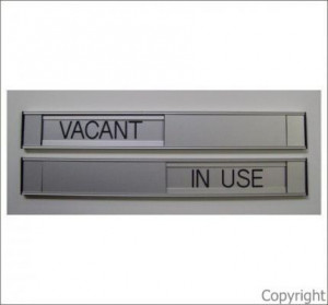 Vacant or In Use Door Sign Extrusion by WILCOX SAFETY & SIGNS PTY LTD