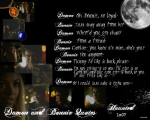 Damon and Bonnie Quotes: Season One 1x07 Haunted - damon-and-bonnie ...