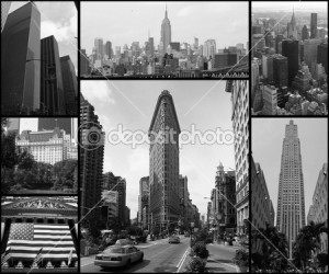 Black And White New York...
