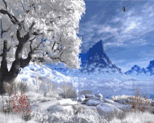Winter Lake - Animated Wallpaper - This is the image displayed by ...