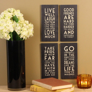 Home > Homewares > Wall Decals > Wooden Words Wall Plaques