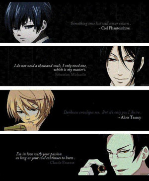 Black Butler Quotes