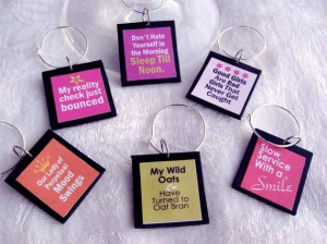 unique handmade jewelry amp accessories sassy sayings wine charms