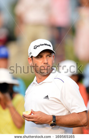 CHONBURI,THA-DEC 15: Sergio Garcia with wife in action during Asia ...