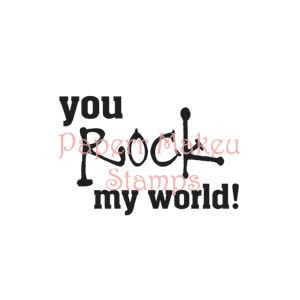 You rock my world, bare rubber sentiment
