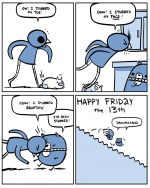 might have forgotten today was friday the 13th nedroid comics