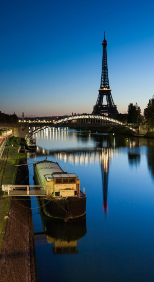 River Seine, Eiffel Tower ~ Paris, France.