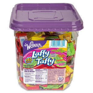 Wonka Laffy-Taffy Assorted Bite-size Candy Cherry, Strawberry, Sour ...