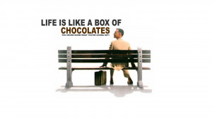 ... like a box of chocolates you never know what you re gonna get imdb com