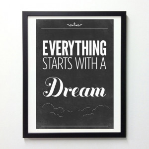 Quote print Typography poster - Vintage-Style black and white ...