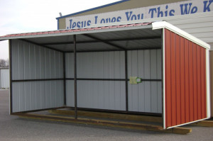 Portable Metal Loafing Sheds