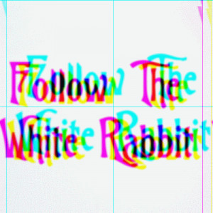 ... white rabbit #Alice in Wonderland #trippy #psychedelic #graphic