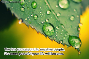 How To Deal With Negative People: The less you respond to negative ...