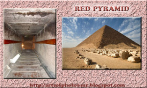 is the red pyramid and the passage to the inside rooms the red pyramid ...