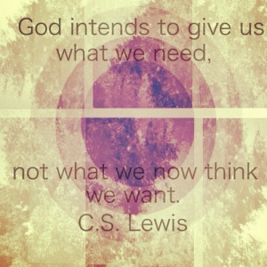 what we need not what we now think we want Motivational Quotes 193 God ...
