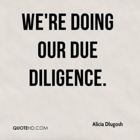 Diligence Quotes