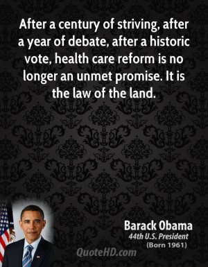 Barack Obama Health Quotes