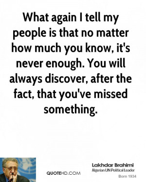 Lakhdar Brahimi Quotes