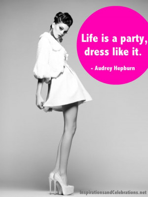 reminder from the always-fabulous Audrey Hepburn: 