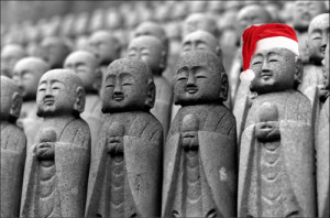 ... love/hate relationship with Buddhists during the Christmas season