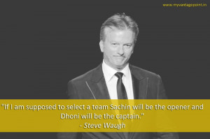 Steve Waugh, Former Australian Cricketer, In his Captaincy Australia ...