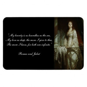 William Shakespeare's Romeo and Juliet Quote Flexible Magnets