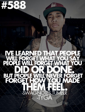 Tyga Quotes About Swag