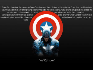 Captain America Wallpaper 1440x1080 Captain, America, Quotes, Marvel ...