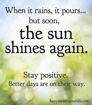 Sun shines