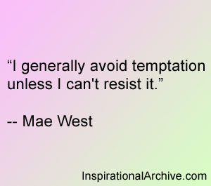 Avoiding Temptation Quotes