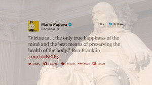 Benjamin Franklin Birthday Tweets