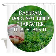 Character Quote - Baseball Shower Curtain for