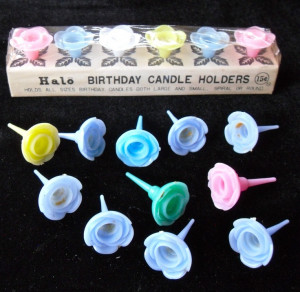 ... 1950S Halo, Vintage 1950S, Halo Birthday, Birthday Candles, Rose Japan