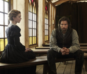 Still of Anson Mount and Kasha Kropinski in Hell on Wheels (2011)