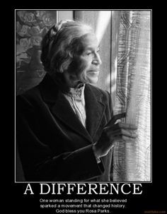 ROSA PARKS | One woman in the Civil Rights Movement, standing for what ...