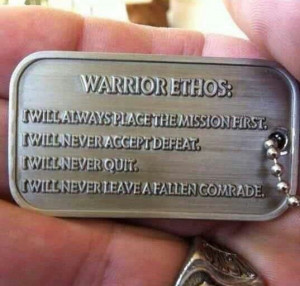 Warrior ethos