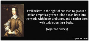 More Algernon Sidney Quotes