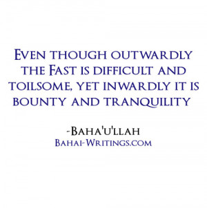 Even though outwardly the Fast is difficult and toilsome, yet inwardly ...