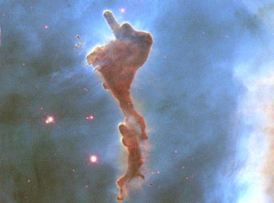 Part of the Carina Nebula (not far from the Keyhole Nebula detail ...