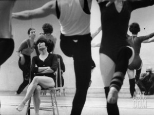 Choreographer Twyla Tharp Observing Rehearsal of American Ballet ...