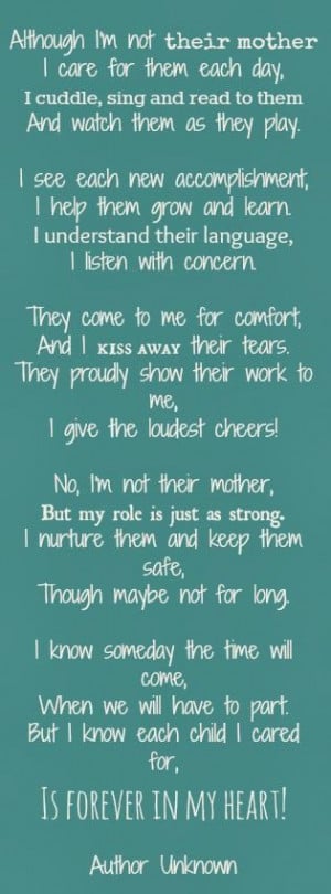 Forever in my heart - author unknown, but I love it! #fostercare love!