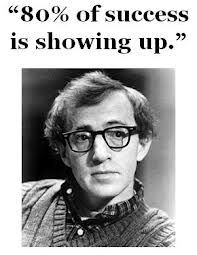 woody allen quotes - 80% of #success is showing up