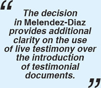 ... : Melendez-Diaz and the Confrontation Clause of the Sixth Amendment